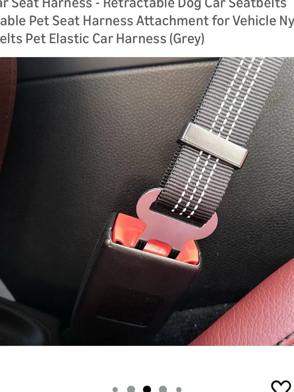 2 pcs Dog Car Seatbelt Leash - Pet Safety Restraint, Pelsbarn